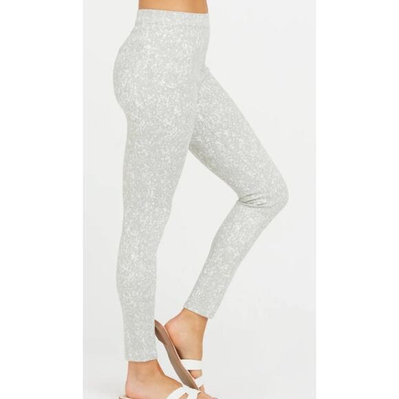 Spanx Ankle Jean-ish Leggings Speckled Gray NWT - Picture 3 of 4